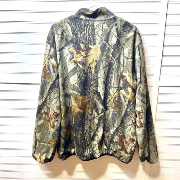 Cabela’s Scentlok Fleece 1/2 Zip Long Sleeve Pullover Size XL Realtree - Picture 2 of 16